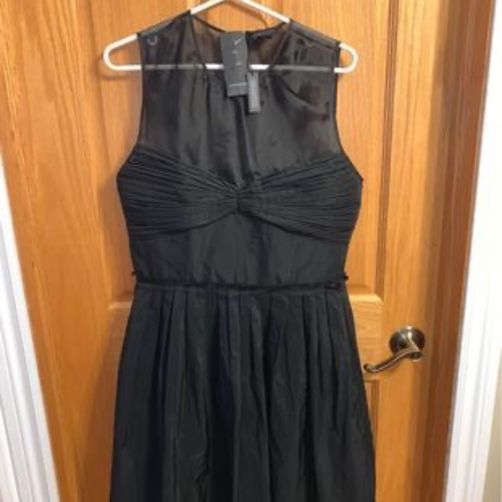 Club Monaco Elegant Black Sleeveless Midi Dress